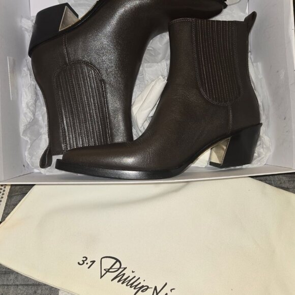 3.1 PHILLIP LIM DOWNTOWN CHELSEA BOOT EU SIZE 37 - Picture 1 of 5